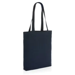Torba na zakupy AWARE™, bawełna z recyklingu / Niebieski P762.935