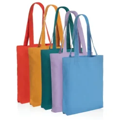 Torba na zakupy AWARE™, bawełna z recyklingu / Fioletowy P762.946
