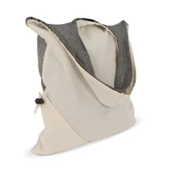 Torba na zakupy Bawełna z recyklingu OEKO-TEX® 140g/m² 38x42cm / Szary LT95250-N0061
