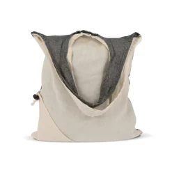 Torba na zakupy Bawełna z recyklingu OEKO-TEX® 140g/m² 38x42cm / Szary LT95250-N0061