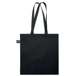 Torba na zakupy Fairtrade 180 g / Czarny MO2590-03