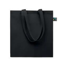 Torba na zakupy Fairtrade 180 g / Czarny MO2590-03