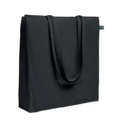 Torba na zakupy Fairtrade 180 g / Czarny MO2590-03