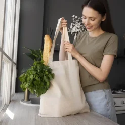 Torba na zakupy płótno OEKO-TEX®280g/m² 42x12x43cm / Ecru LT95163-N0054