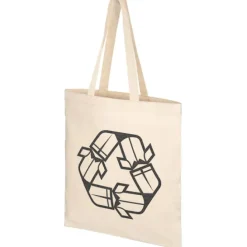 Torba na zakupy z recyklingu o gramaturze 210 g/m² Pheebs / Natural 12052192