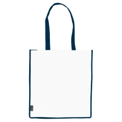 Torba non-woven 75g/m² / Biały / ciemnoniebieski LT91479-N0110