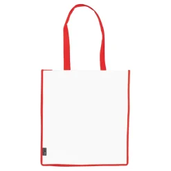 Torba non-woven 75g/m² / Biały / czerwony LT91479-N0121