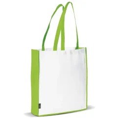 Torba non-woven 75g/m² / Biały / jasnozielony LT91479-N0132