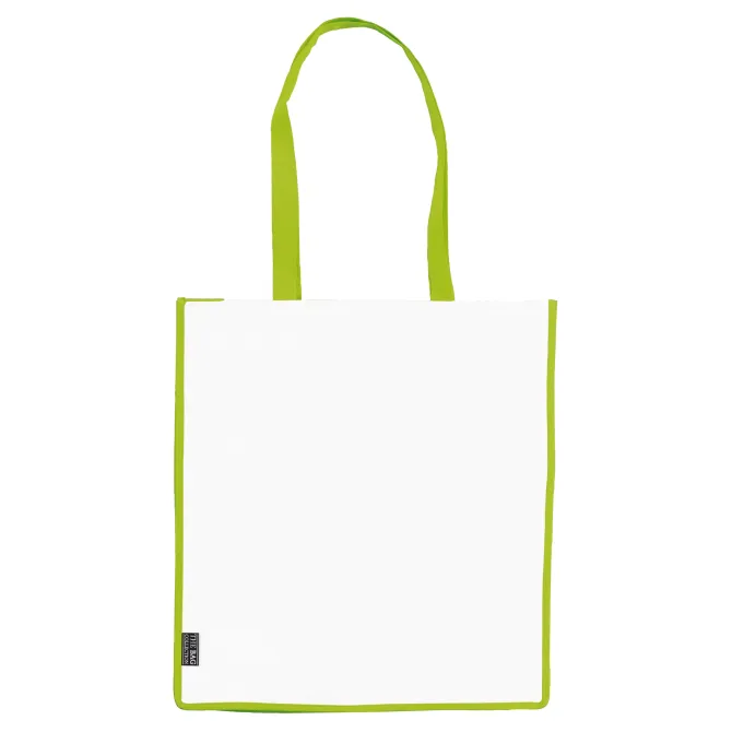 Torba non-woven 75g/m² / Biały / jasnozielony LT91479-N0132