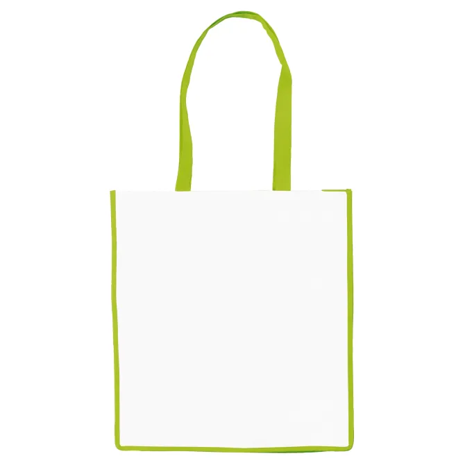 Torba non-woven 75g/m² / Biały / jasnozielony LT91479-N0132