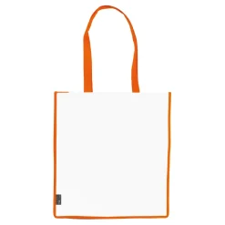 Torba non-woven 75g/m² / Biały / pomarańczowy LT91479-N0126