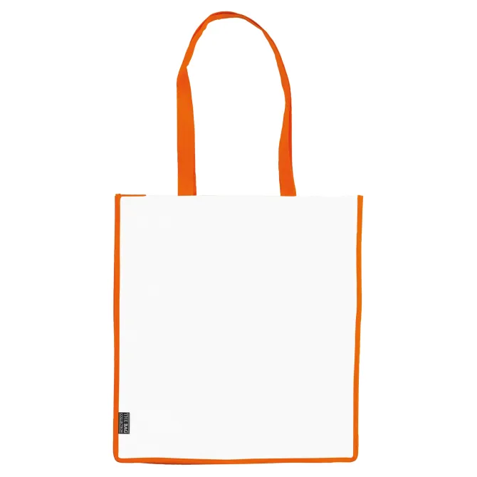 Torba non-woven 75g/m² / Biały / pomarańczowy LT91479-N0126