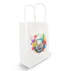 Torba papierowa A4 | Dialla B / Biały V0004-02