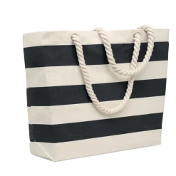 Torba plażowa bawełna 220gr/m² / Czarny MO2126-03