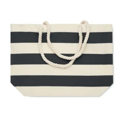 Torba plażowa bawełna 220gr/m² / Czarny MO2126-03