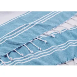 Torba plażowa i ręcznik hammam / Turkusowy MO2954-12