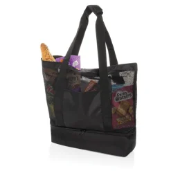 Torba plażowa, na zakupy, torba termoizolacyjna  AWARE™ RPET / Czarny P422.4901