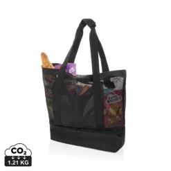 Torba plażowa, na zakupy, torba termoizolacyjna  AWARE™ RPET / Czarny P422.4901