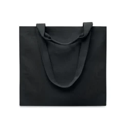 Torba plażowa z płótna 320 gr/m² / Czarny MO2485-03