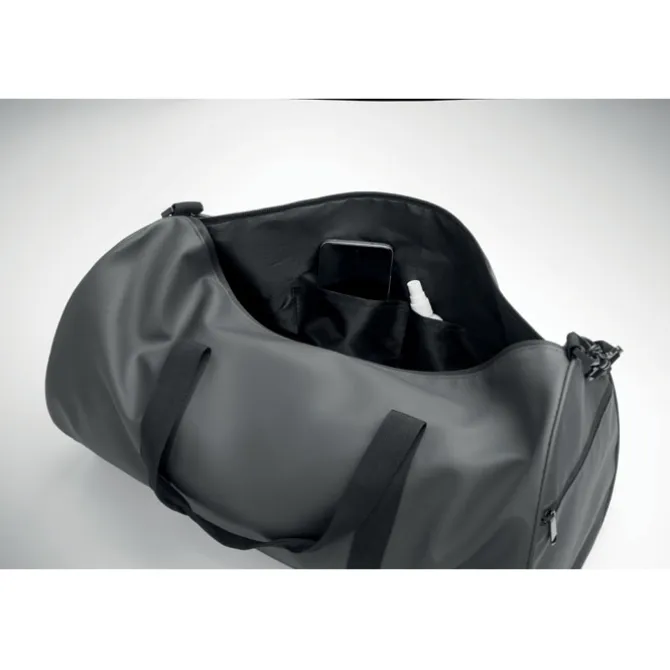 Torba podróżna z 600D RPET / Kamienny Szary MO2644-15