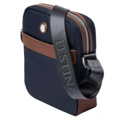 Torba reporterska Button Navy & Brown / Granatowy FTR426N