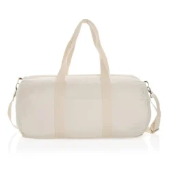 Torba sportowa, podróżna AWARE™, bawełna z recyklingu / Biały P707.190