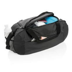 Torba sportowa, podróżna AWARE™ RPET / Czarny P707.141