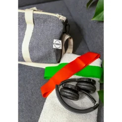 Torba sportowa, podróżna B'RIGHT z bawełny z recyklingu i poliestru z recyklingu | Asha / Niebieski V7288-11