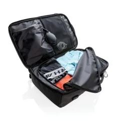 Torba sportowa, podróżna Swiss Peak AWARE™ RPET / Czarny P763.141