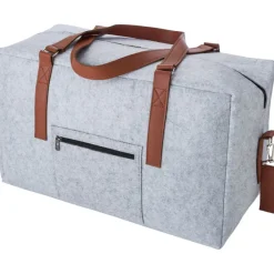 Torba sportowa, podróżna z filcu RPET / Szary V1251-19
