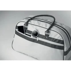 Torba sportowa z PU / Bialy MO2987-06