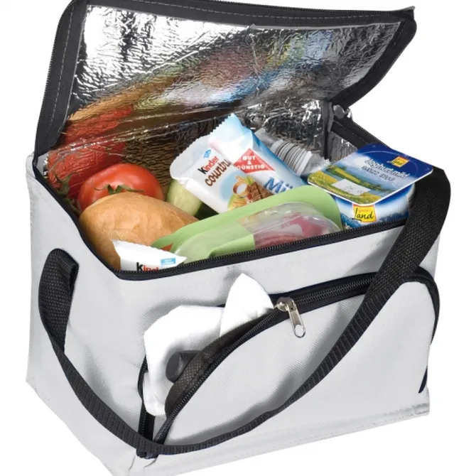 Torba termiczna na 6 puszek 500 ml JEFFREY / Biały 6832106