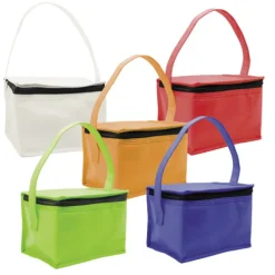 Torba termiczna na 6 puszek, włoknina 80g / Himmy / Biały IP31022100