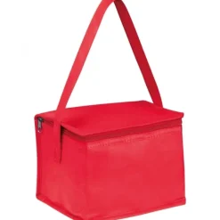 Torba termiczna non woven na 6 puszek 330 ml NIEBY / Czerwony 154205