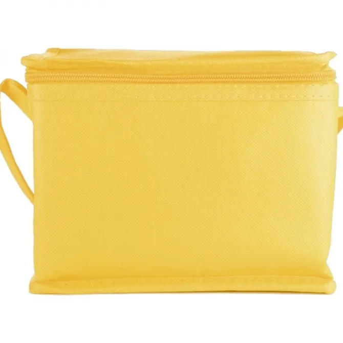 Torba termiczna non woven na 6 puszek 330 ml NIEBY / żółty 154208