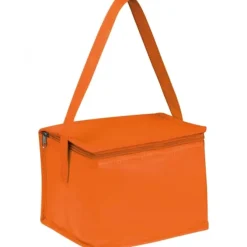 Torba termiczna non woven na 6 puszek 330 ml NIEBY / Pomarańczowy 154210
