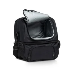 Torba termiczna Rpet z dwiema przegródkami / Ecolunch / Czarny IP30038711