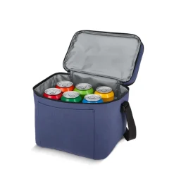 Torba termoizolacyjna R-PET 600D z podwójną komorą 30 x 20 x 24 cm 12 l / Ciemnoniebieski LT95389-N0010