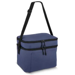 Torba termoizolacyjna R-PET 600D z podwójną komorą 30 x 20 x 24 cm 12 l / Ciemnoniebieski LT95389-N0010