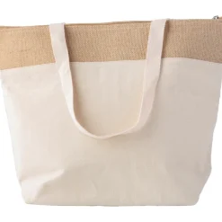 Torba termoizolacyjna z bawełny i juty / Khaki V4891-25