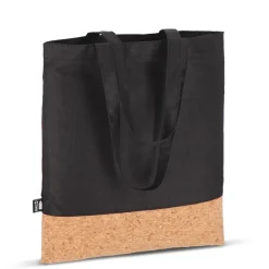 Torba transportowa R-PET i korek 35 x 40 cm / Czarny LT91393-N0002