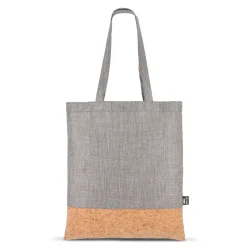 Torba transportowa R-PET i korek 35 x 40 cm / Szary LT91393-N0061
