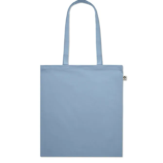 Torba z bawełny organicznej / Błękitny MO6711-66