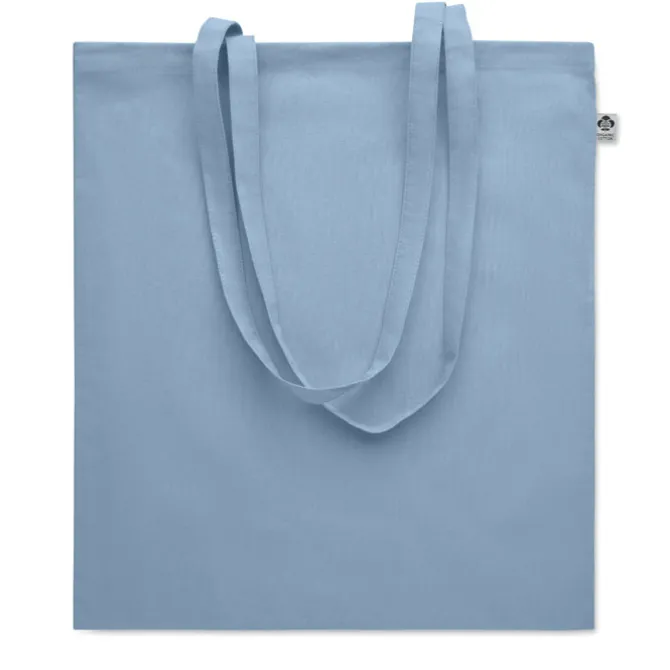 Torba z bawełny organicznej / Błękitny MO6711-66