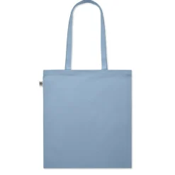 Torba z bawełny organicznej / Błękitny MO6711-66