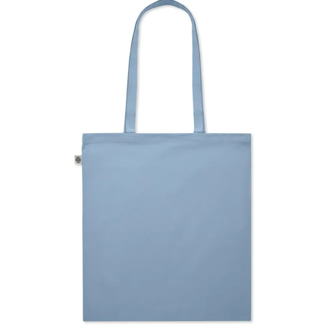 Torba z bawełny organicznej / Błękitny MO6711-66
