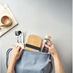 Torba z bawełny organicznej / Błękitny MO6355-66