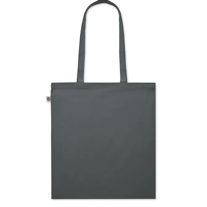 Torba z bawełny organicznej / Ciemno szary MO6711-15