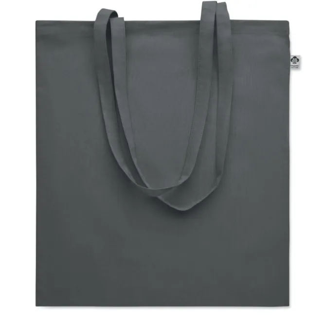 Torba z bawełny organicznej / Ciemno szary MO6711-15
