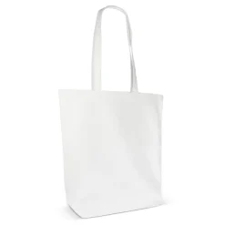 Torba z bawełny organicznej długa 270g/m² 42x12x43 cm / Biały LT95379-N0001